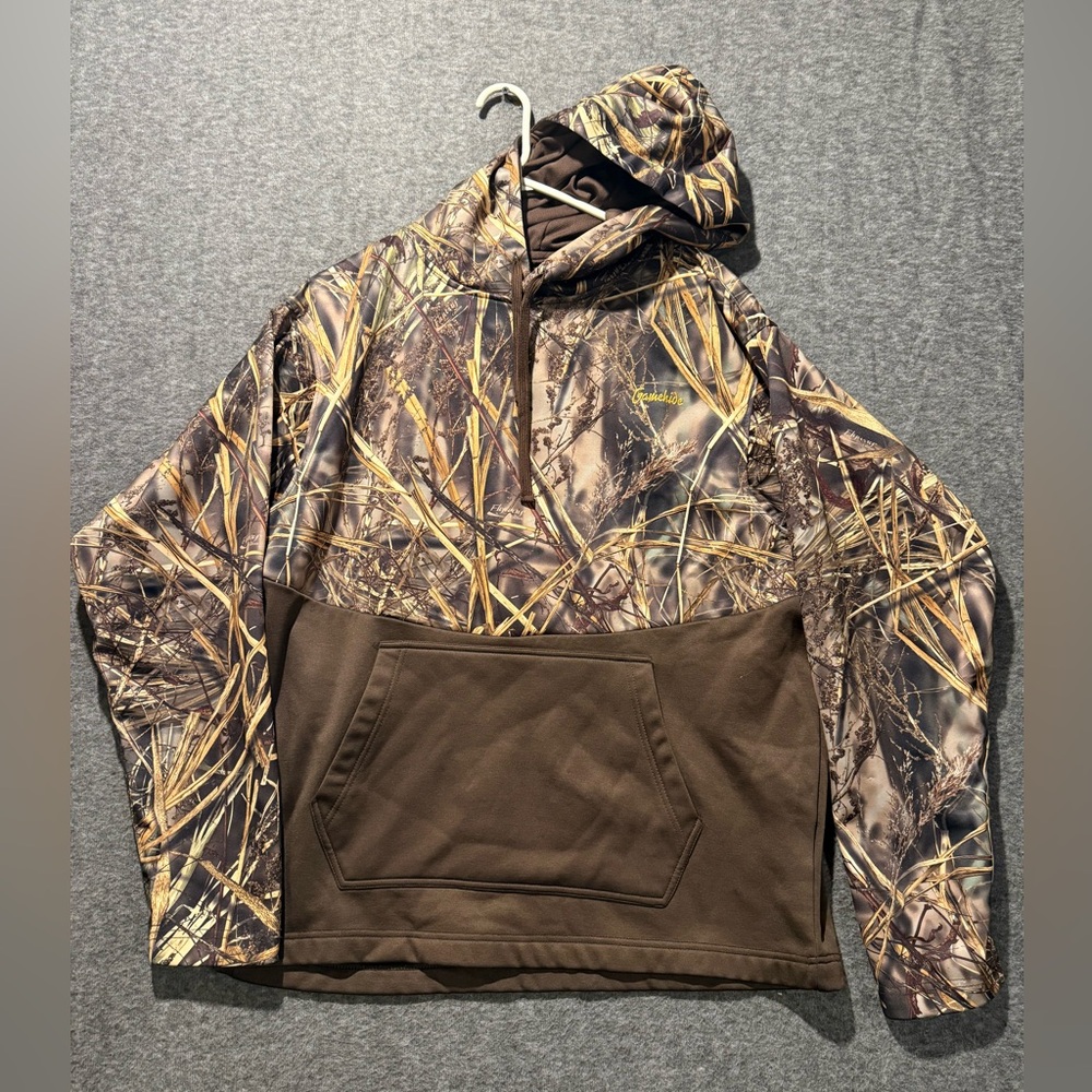 Gamehide Men's Brown Camo Pullover Hoodie